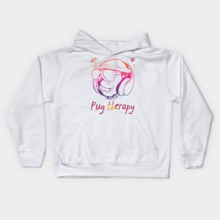 Pug therapy Kids Hoodie